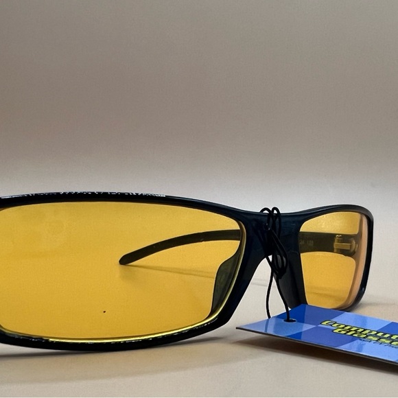 ABBOT OPTICAL-AMBER LENS/BLUE LIGHT BLOCKING GAMING & COMPUTER GLASSES -No MAG - Picture 7 of 11